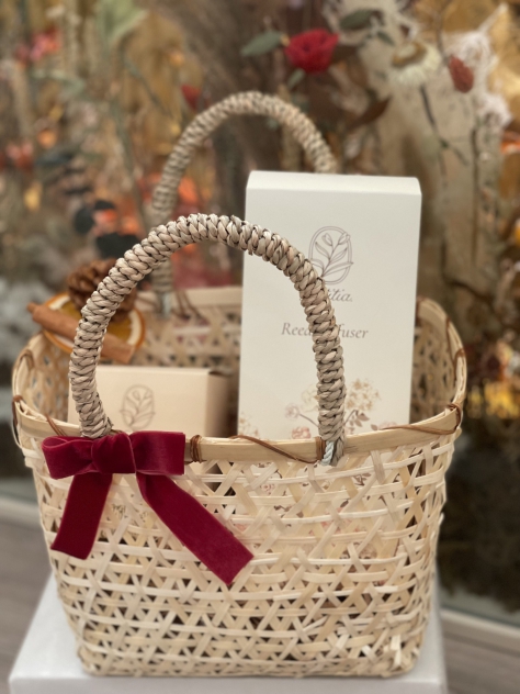 Gift set Rattan basket